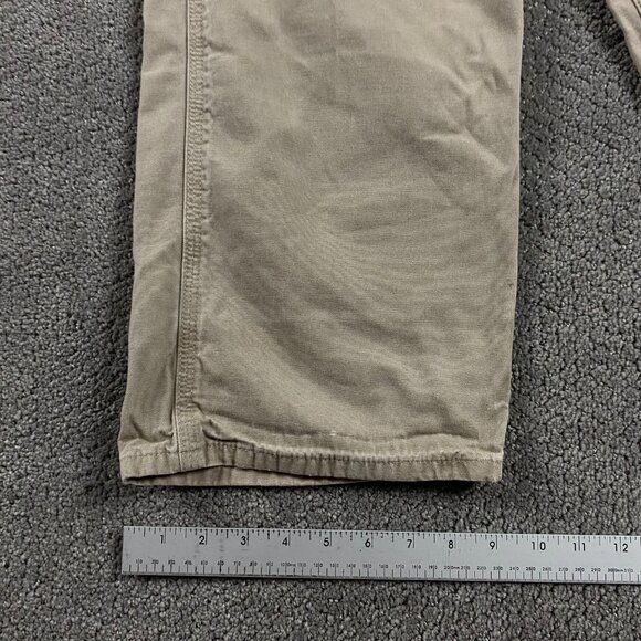 Carhartt Loose Fit Carpenter Work Pants Men's 38 x 32 Measures 37 x 30 Khaki - Picture 11 of 13